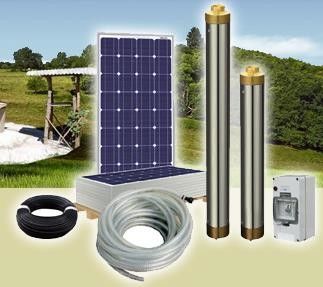 AC220V 펌프와 어떤 오염 PV 패널 태양 물 펌핑계