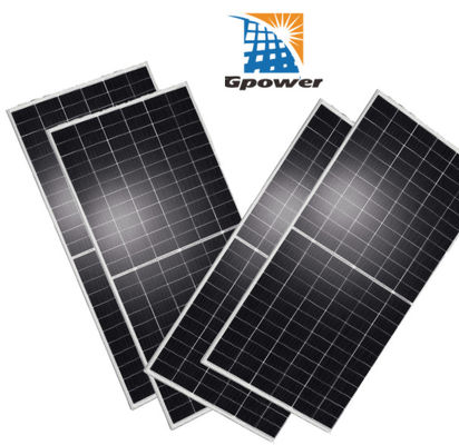 IEC 460w 태양 PV 시스템 이중 유리 모노럴 PERC 태양 전지판